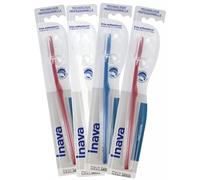 Inava - Spazzolino da denti Precision Brins Sensitive, set di 4 pennelli (4P)
