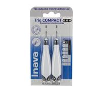Inava Trio Compact 000 - Spazzolini da 0,6 mm, 6 ricariche