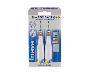 Inava Trio Compact 6 Spazzole interdentali nere - ISO1/2/3 0,8-1,2 mm