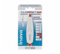 Inava Trio Compact ISO 4/4/4 1 Manico + 3 Spazzolini Interdentali - Spazzolini interdentali