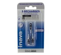 Inava Trio Spazzole 3 Ricariche per Trio Compact/Flex - ISO0 0,6 mm