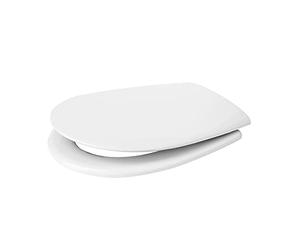 Inbagno Copri WC dedicato per Globo Grace, in Termoindurente Bianco, Include Ciambella e Kit di Cerniere Regolabili