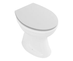 Inbagno Copriwater Originale per vado Tradizionale Zeta, in termoindurente con Chiusura Soft-Close e sgancio rapido