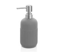 Inbagno Dispenser Sapone Grigio, 280 ml in Ceramica, Linea Cup