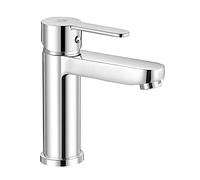 Inbagno Miscelatore per lavabo Bagno monocomando, in Ottone Cromato, Include piletta di Scarico, IOLE