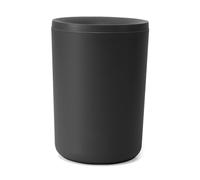 Inbagno Pattumiera Bagno 6 Litri 20x27,5 cm Grigio in Plastica, Cestino Porta Rifiuti Design Tondo Compatto - Linea Pop