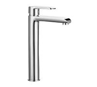 Inbagno Rubinetto Miscelatore lavabo Bagno Alto, in Ottone Cromato, Serie Dalila (Rubinetto Alto lavabo)