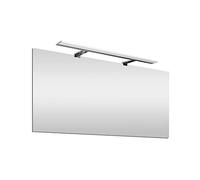 Inbagno Specchio Bagno con Lampada LED 100x60 cm, Reversibile, con Illuminazione LED Cromo Luce Naturale (Luce Naturale 80 cm, 100x60 cm)