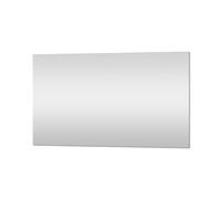 Specchio Bagno Senza Cornice a Filo Lucido, 100x70 cm Installazione Reversibile, Completo di staffe