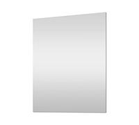 Specchio Bagno Senza Cornice a Filo Lucido, 70x90 cm Installazione Reversibile, Completo di staffe