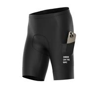 INBIKE Pantaloncini Ciclismo Uomo con Fodello 3D Pantaloncini Bici da Strada Pantaloncini MTB Traspirante Asciugatura Rapida Abbigliamento Ciclismo Estivo Nero,XXL