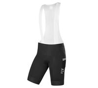 INBIKE Salopette Ciclismo Uomo con Fodello 3D Pantaloncini Bici da Strada con Bretelle Pantaloncini MTB Traspirante Asciugatura Rapida Abbigliamento Ciclismo Estivo Nero,L