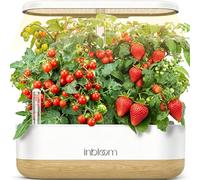 inbloom Sistema di coltivazione idroponica, 12 baccelli, giardino di erbe aromatiche da interno con LED a spettro completo, luce per coltivare piante, allarme mancanza d'acqua, timer automatico