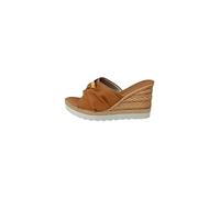 Inblu Ciabatta Donna a Zeppa con Fascione e Passante, Camel, 39 EU