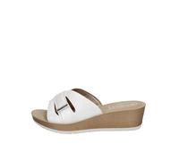 inblu Ciabatte avvolgenti Regolazione a Strappo, Sandali Donna, Bianco, 40 EU