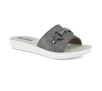Inblu Ciabatte Donna a Fascia con Morsetto e Catena Luminosa, Sandali, Canna Fucile, 38 EU