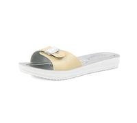 inblu Ciabatte da Mare Donna a Fascia con Fibbia Regolabile, Suola Super Flessibile e Leggera, Infradito, Platino, 40 EU