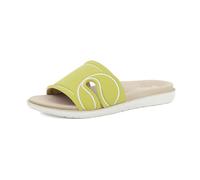 inblu Ciabatte Donna a Fascia Colorata con Disegno Logo, Suola Dual Density, Verde Chiaro, 41 EU