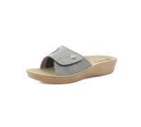 inblu Ciabatte Donna, Chiusura A Strappo, Inserto Elastico, Soffice Plantare Anatomico Sandali a ciabattaDonna