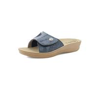 inblu Ciabatte Donna, Chiusura A Strappo, Inserto Elastico, Soffice Plantare Anatomico Sandali a ciabattaDonna