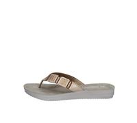 Inblu Ciabatte Donna Infradito con Fascia Decorata, Naturale, 40 EU