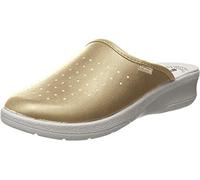 inblu Ciabatte Donna Sanitarie Pantofole Ortopediche Zoccoli Infermiere Scarpe Ospedale Casa Lavoro IB-5033N (Platino, 35)