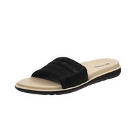 inblu Ciabatte Donna a Fascia Colorata con Scritta, Suola Dual Density, Nero, 35 EU