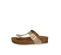 inblu Ciabatte Infradito con Fibbia Regolabile, Donna, Platino, 39 EU