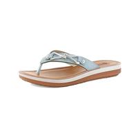 inblu Ciabatte Infradito Donna con Originale Catena, Plantare Imbottito in Ecopelle, Blu, 36 EU