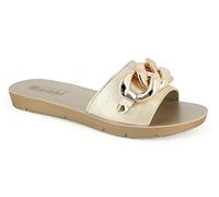 inblu, Ciabatte Mare Regina della Spiaggia, Donna, Platino, 39