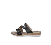 inblu - Ciabatte Onde avvolgenti con Strass, Donna, Nero, 39