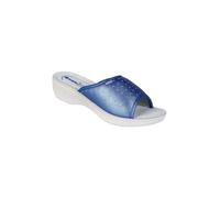 Inblu Ciabatte sanitarie da donna aperte con plantare in pelle - jeans