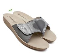 inblu Ciabatte sanitarie donna a strappo tomaia ecopelle e zona alluce tessuto elastan LIBERTY Vegan e sottopiede SOFT (C.D.F, 38, Sistema Taglie Calzature EU, Adulto, Donna, Numero, Media, 38)