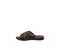 inblu Ciabatte Uomo Estivi a Strappo Pantofole da Estate per Casa Mare Spiaggia Scarpe Slip on Sandali Comodi in Vera Pelle Morbido ID0007 (Testa di Moro,45)