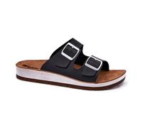 INBLU CP000042-NERO ciabatta donna PE25