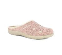 Inblu Donna Ciabatte ET33 Pantofole Cuoricini ricamate