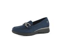 inblu Donna Classici con Fibbia, Mocassino con Suola Leggera e Flessibile, Blu, 40 EU