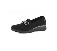 inblu Donna Classici con Fibbia, Mocassino con Suola Leggera e Flessibile, Nero, 37 EU