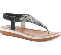 inblu Eleganti Infradito con Strass, Ciabatte Donna (NERO 01, numeric_40)
