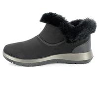 Inblu PantoSCARPE Stivaletti Bassi con Ecopelliccia, Scarpe da Ginnastica Donna, Nero, 38 EU