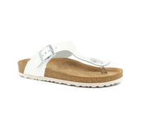 Inblu Infradito Donna in Vera pelle Con Fibbia - 001 (Bianco)