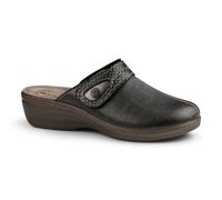 INBLU LY80 PANTOFOLE DONNA IN ECOPELLE CON CHIUSURA A STRAPPO -