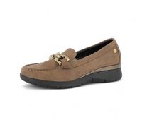 INBLU mocassini donna invernali tacco sportivo comode slip on pelle sintetica
