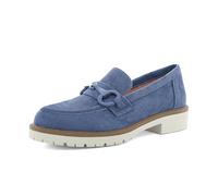 inblu Mocassini Donna Slip On Effetto Scamosciato con Fibbia Tono, dal 35 al 41, Blu, 40 EU