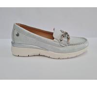 Inblu Mocassino Donna Con Elastici ed Accessorio - 018 (Argento)