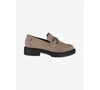 Inblu Mocassino Donna con Tacco ed Accessorio - 011 (Natural)