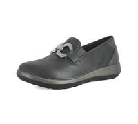 inblu Mocassino Donna-Pantoscarpa Slip On con Accessorio a Catena Tonda e Plantare Imbottito Estraibile, Scarpe da Ginnastica, Nero, 39 EU