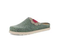 Inblu Pantofole Donna Ecofriends CS000043 Lana cotta con sottopiede estraibile Menta