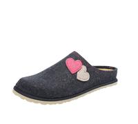 Inblu Pantofole Calde In Lana Blu - Taglia 37 [24cm] Scarpe Donna Ciabatte