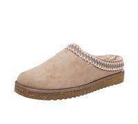Inblu Pantofole Calde In Tessuto Beige - Taglia 37 [24cm] Scarpe Donna Ciabatte